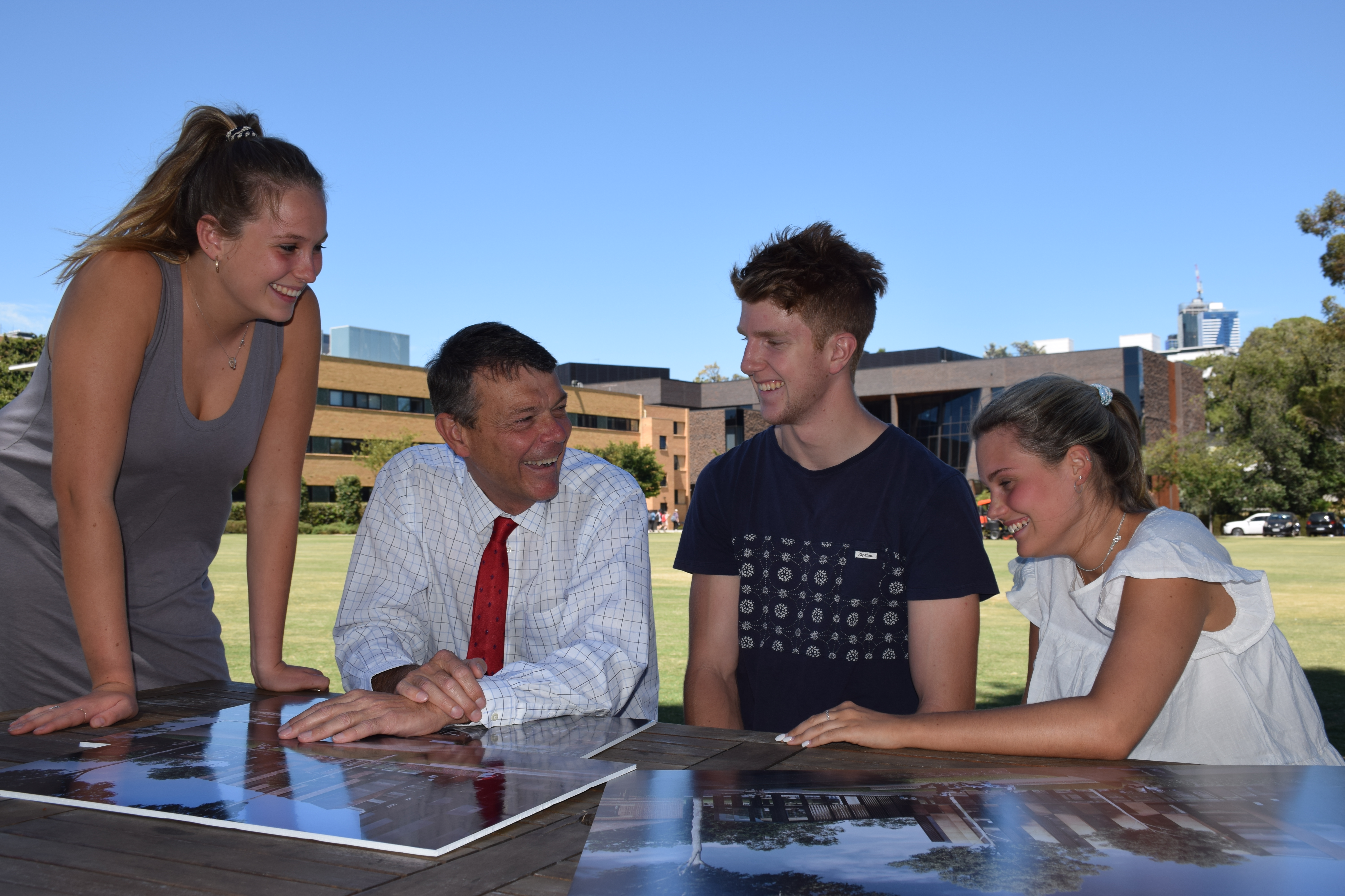 Students and staff planning