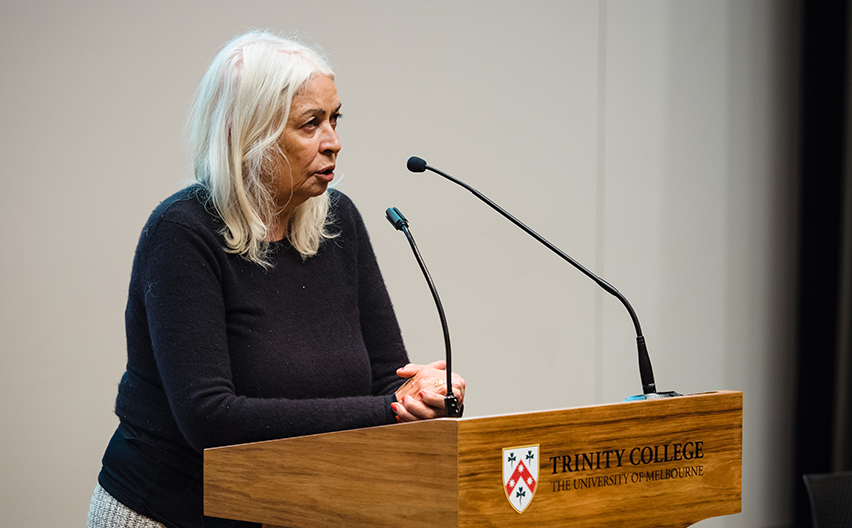 Professor Marcia Langton at Trinity College
