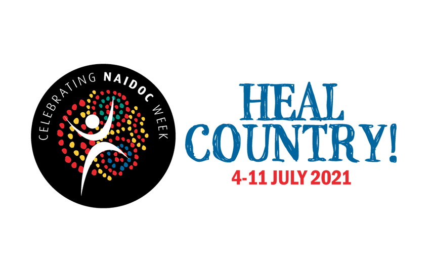 NAIDOC Week Heal Country logo