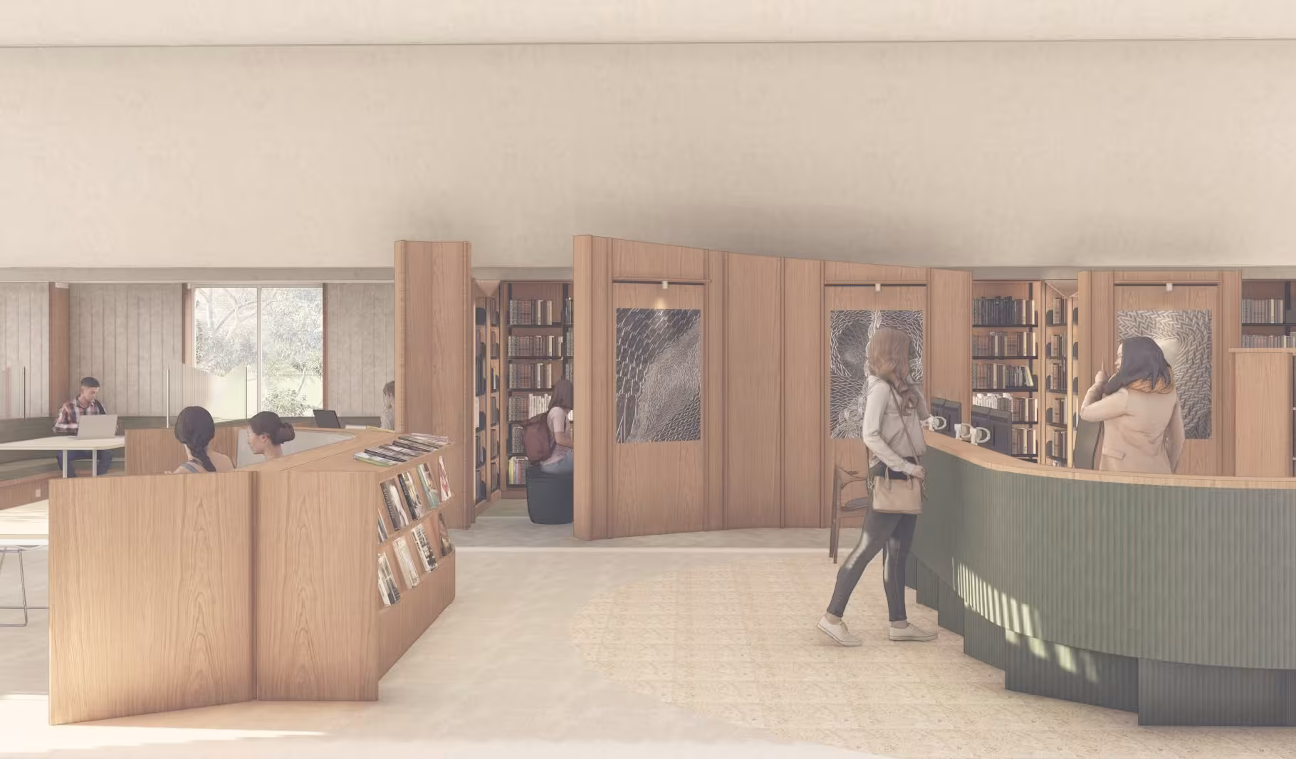 Library interior