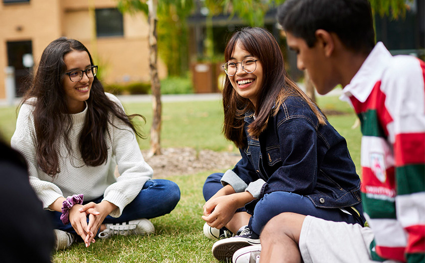 Trinity College Foundation Studies students