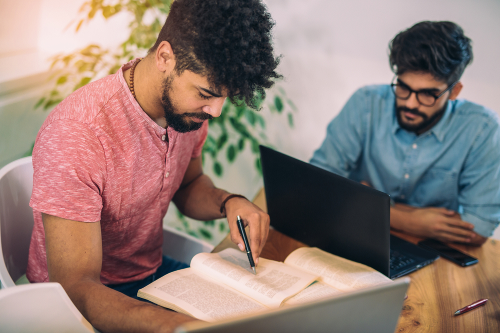 two men in share house