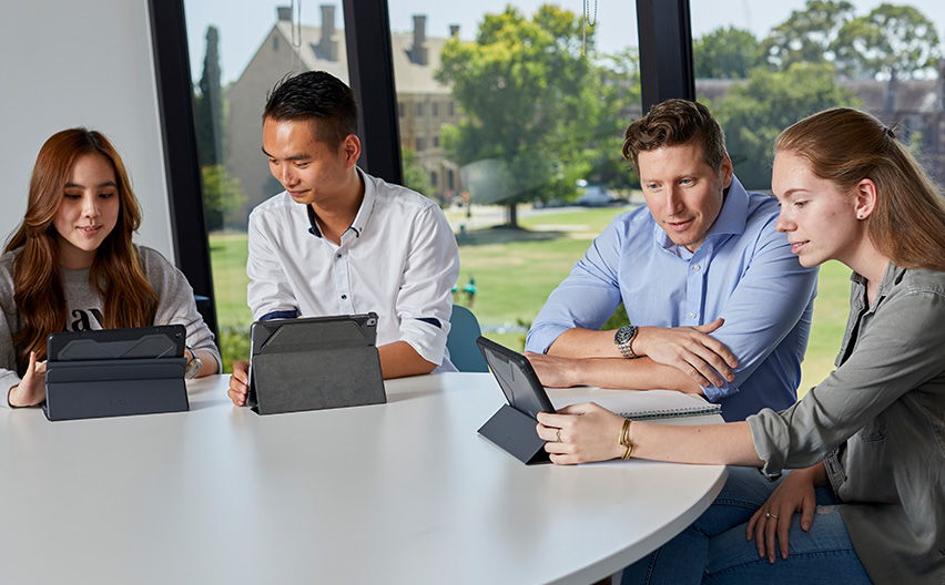 Trinity College Foundation Studies students