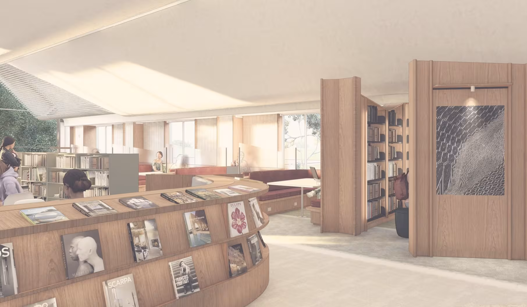 Library interior
