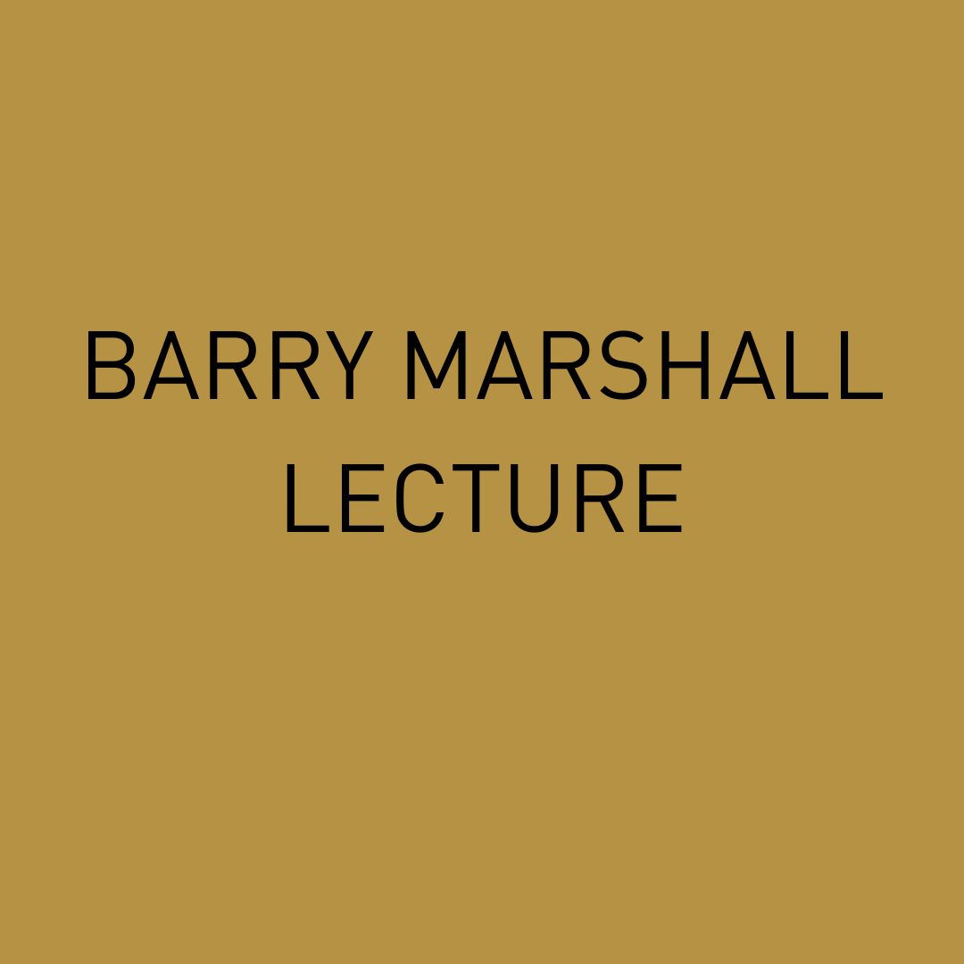 Barry Marshall Lecture
